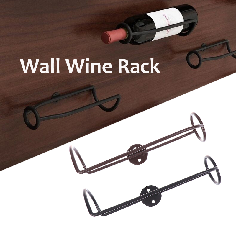 Home Bar Shelves - Modern Wine Bottle Holder - Heavy
