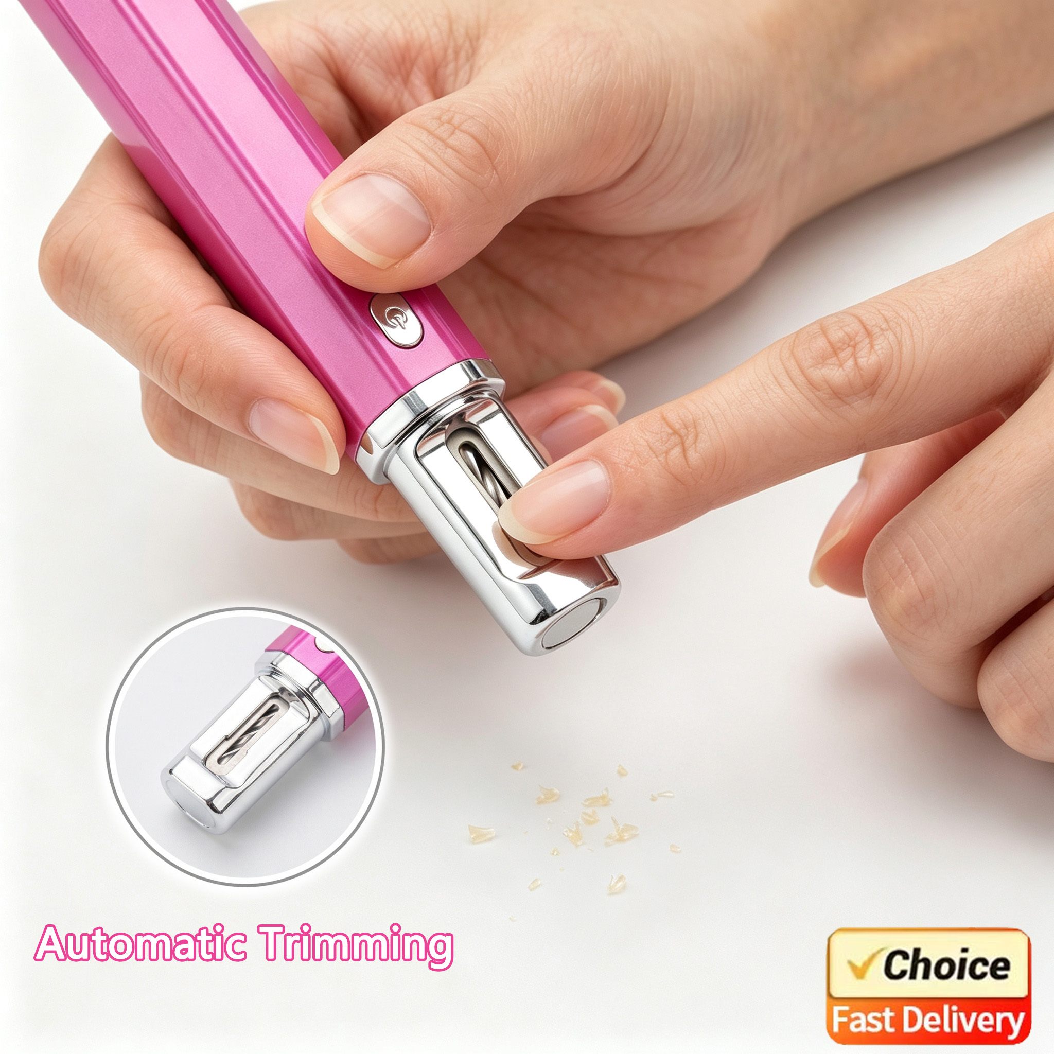 Home Barber - Electric Nail Clipper Trimmer USB Rechargeable