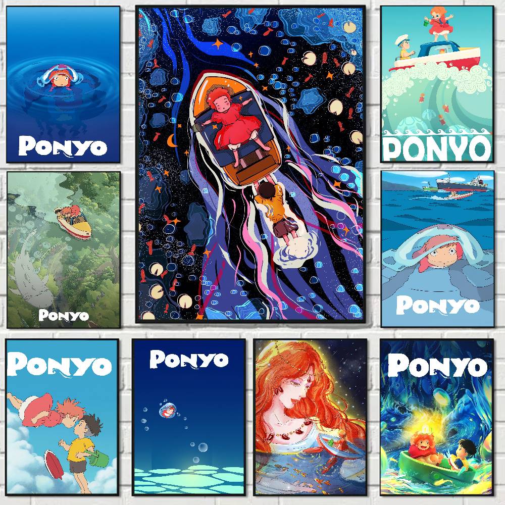 Anime Ponyo Anime Poster Wall  - đánh giá và giá Home Bar And Theater