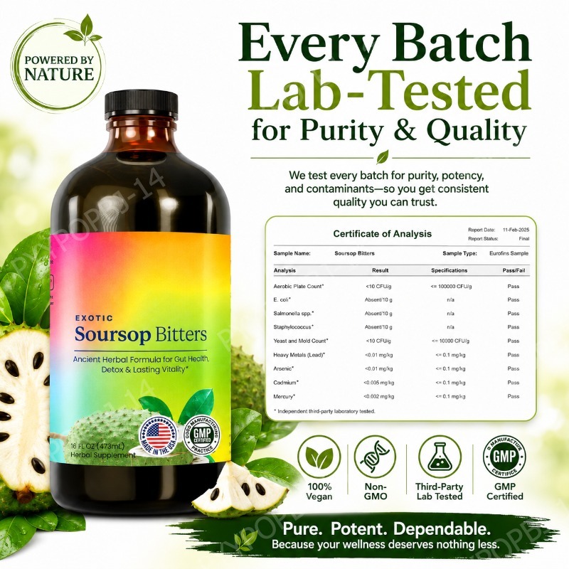 Exotic Soursop Bitters Herbal  - đánh giá và giá Bitters Bottle Set