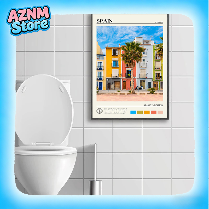 Spain Travel Scenery Poster Se - đánh giá và giá Home Barcelona
