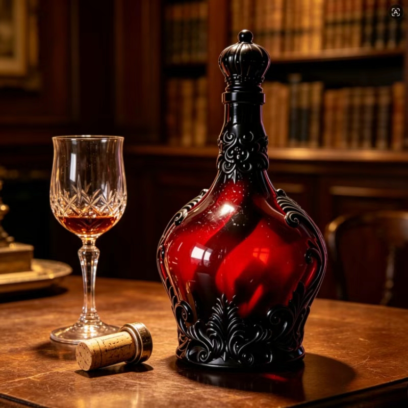 Ornate Embossed Crown Glass De - đánh giá và giá Home Bar Shelves