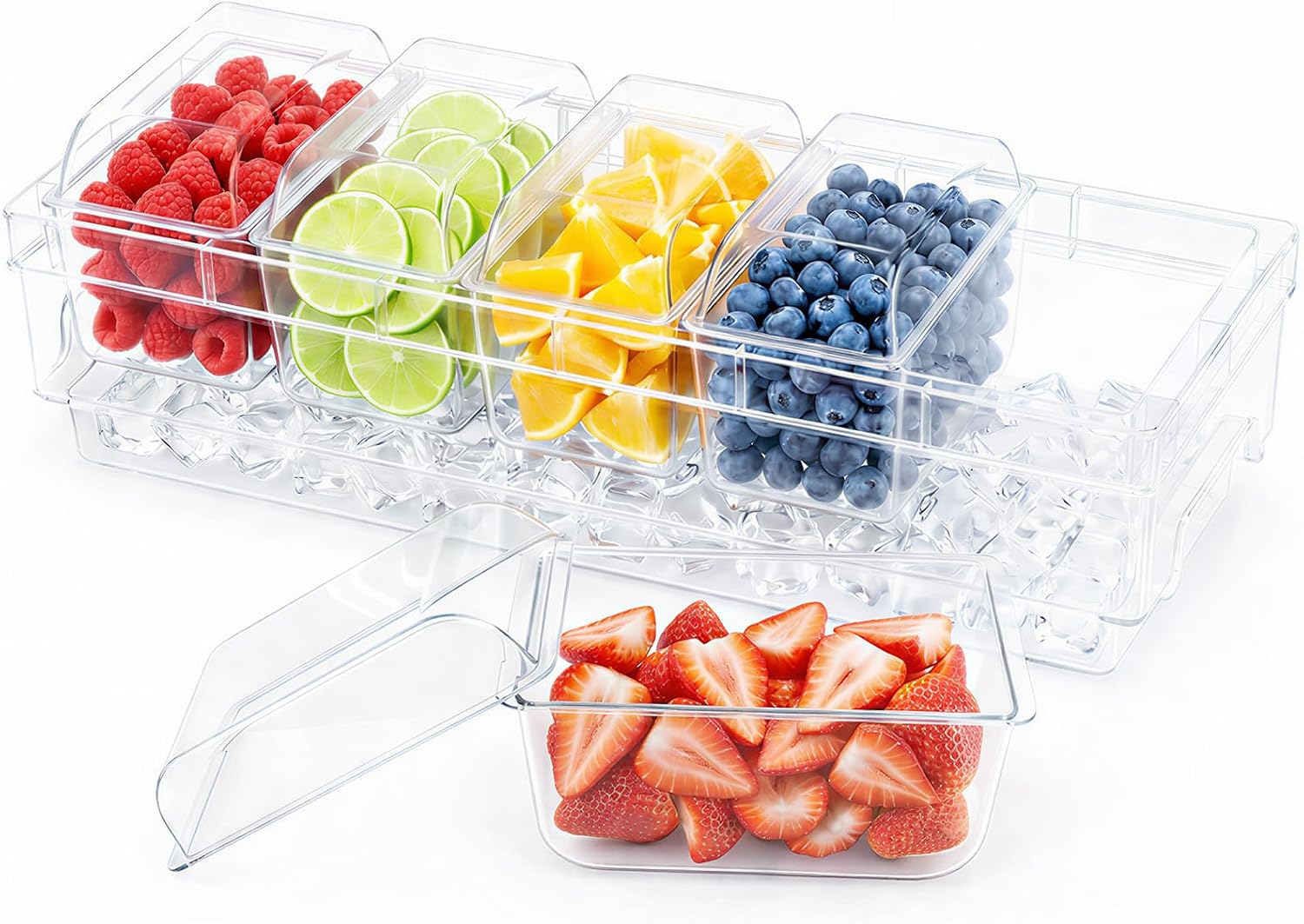 Homiva Store Lifewit Chilled C - đánh giá và giá Garnish Tray Set