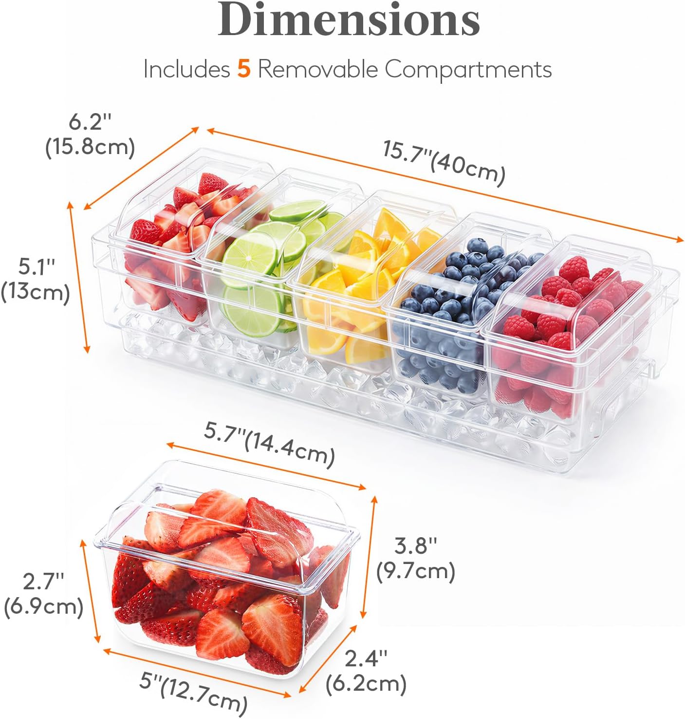Homiva Store Lifewit Chilled C - đánh giá và giá Garnish Tray Set