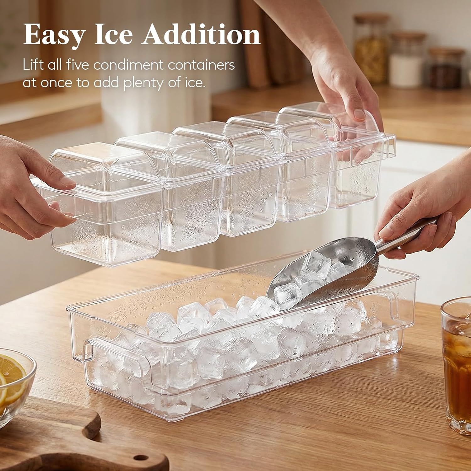Homiva Store Lifewit Chilled C - đánh giá và giá Garnish Tray Set