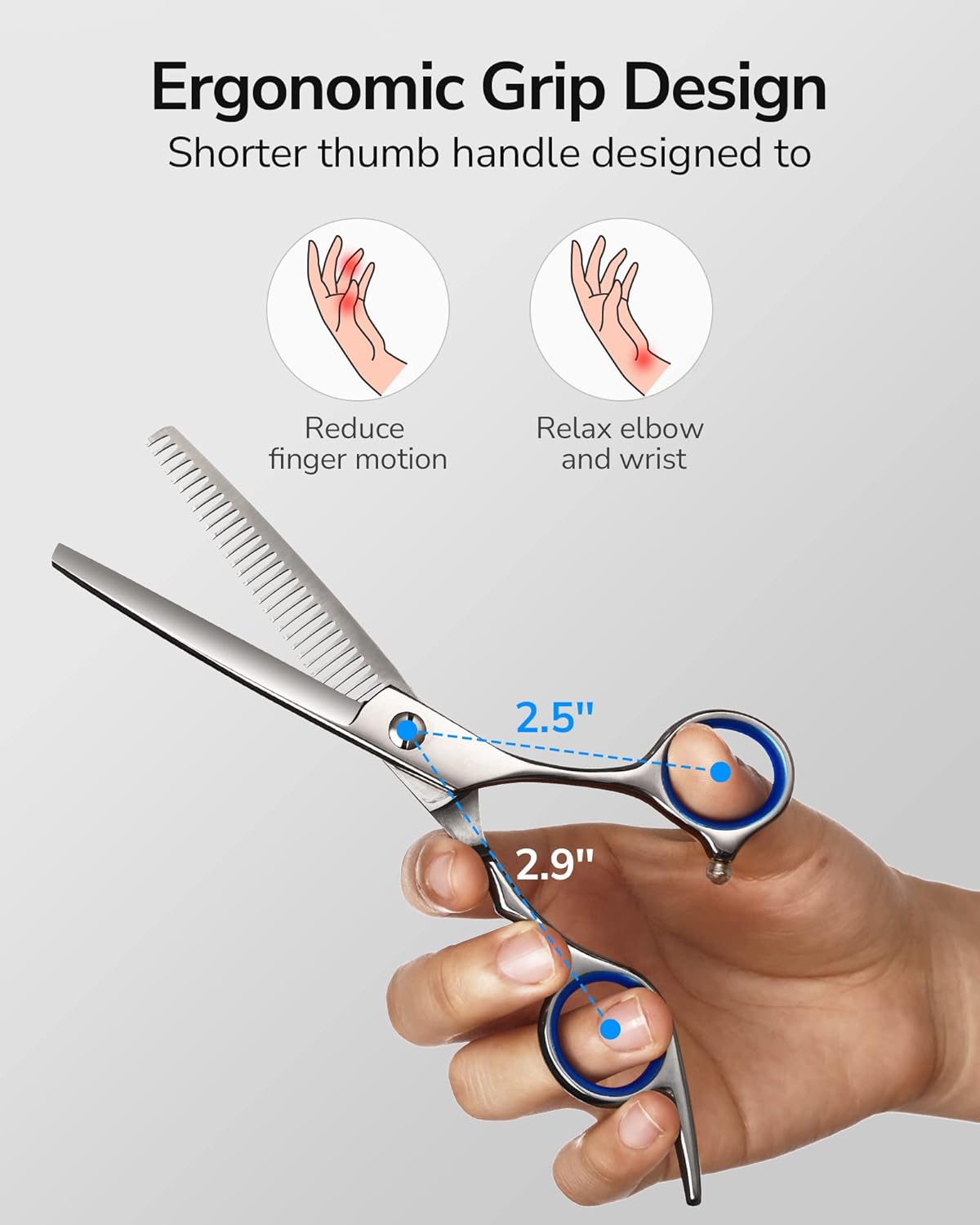 Hair Thinning Scissors Profess - đánh giá và giá Home Barber