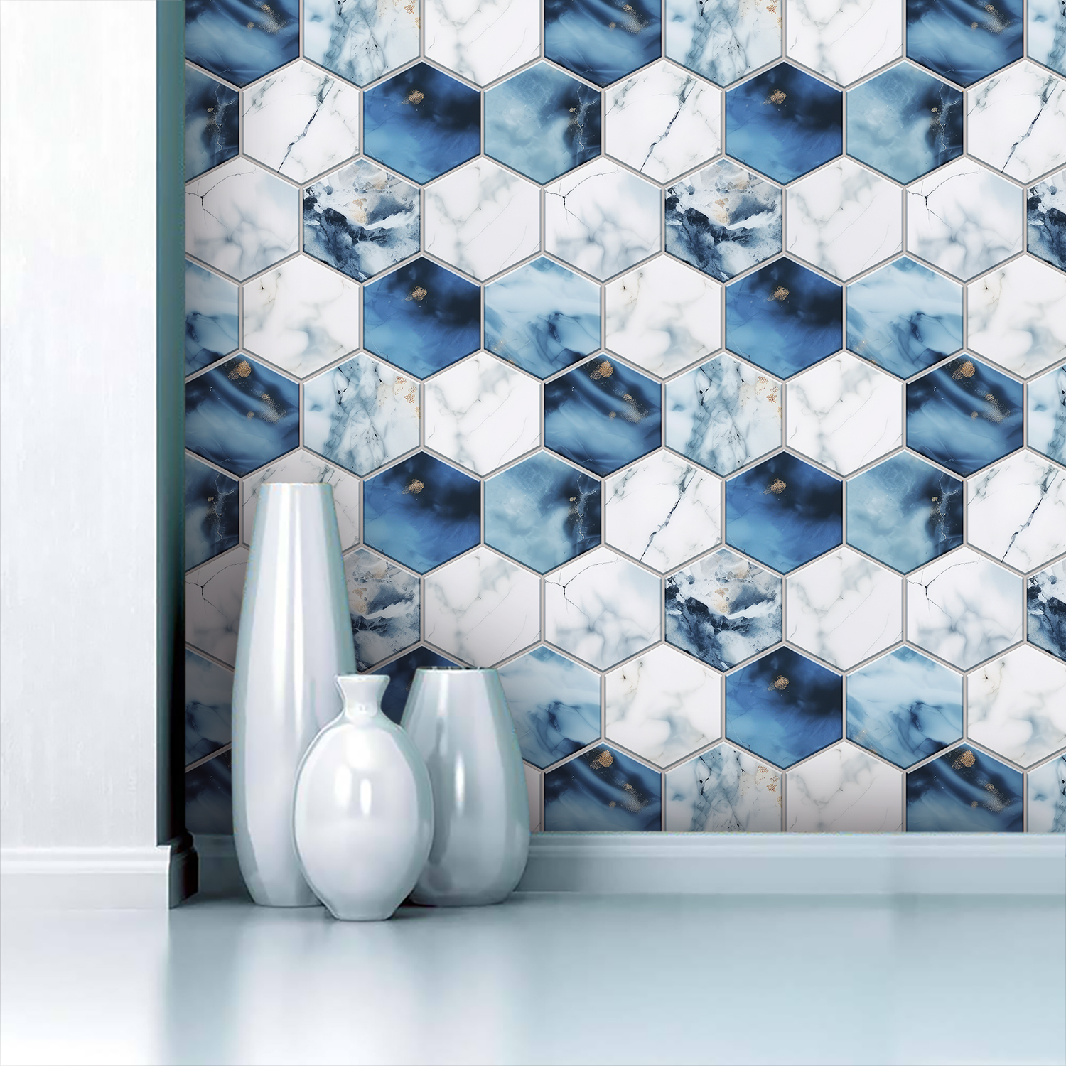 5 Styles Flat Hexagon Marble E - đánh giá và giá Home Bar Sink