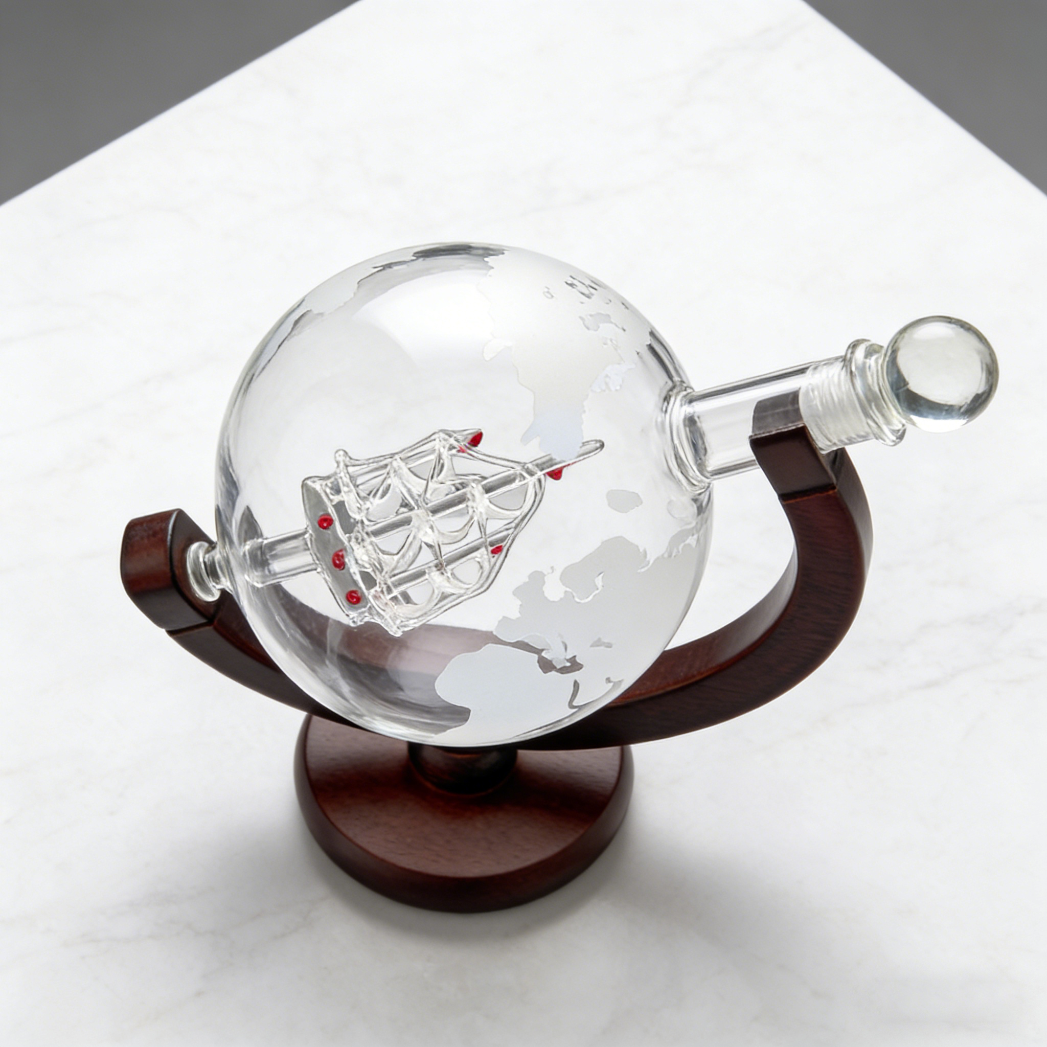 Whiskey Decanter Globe Set 2 B - đánh giá và giá Decanter Globe Set