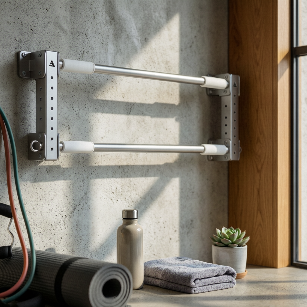 Pull-up Bar with Hanging Rings - đánh giá và giá Home Bar And Gym