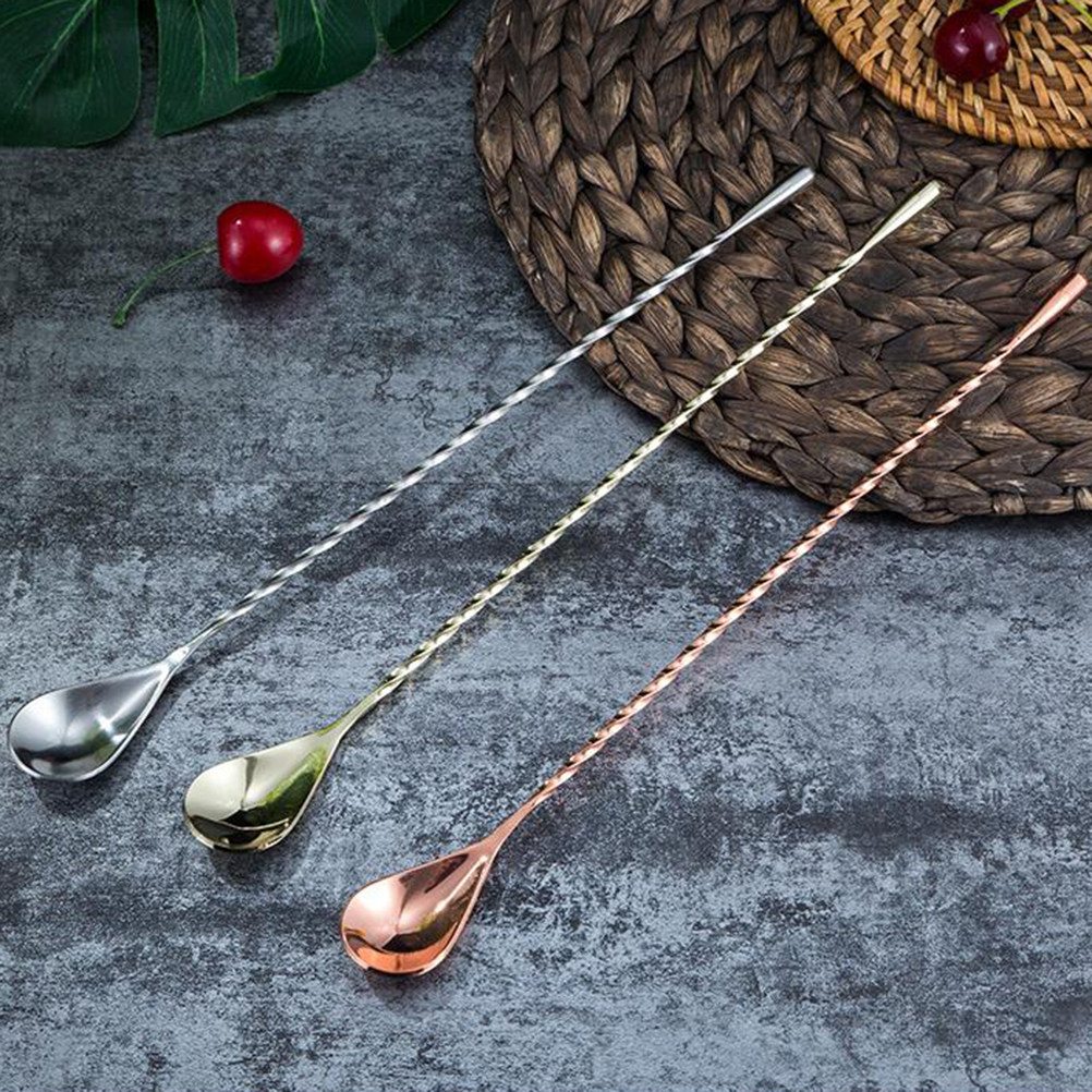 Stainless Steel Bar Spoon Long - đánh giá và giá Bar Spoon Twisted
