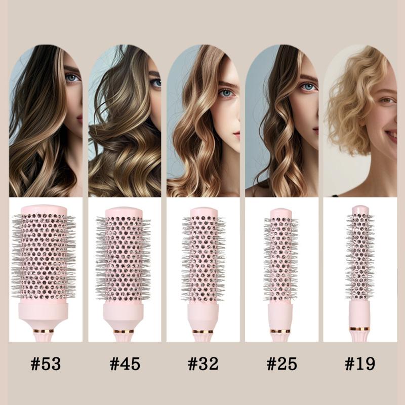 1PC Hair Curling Comb Brush Ro - đánh giá và giá Home Barber