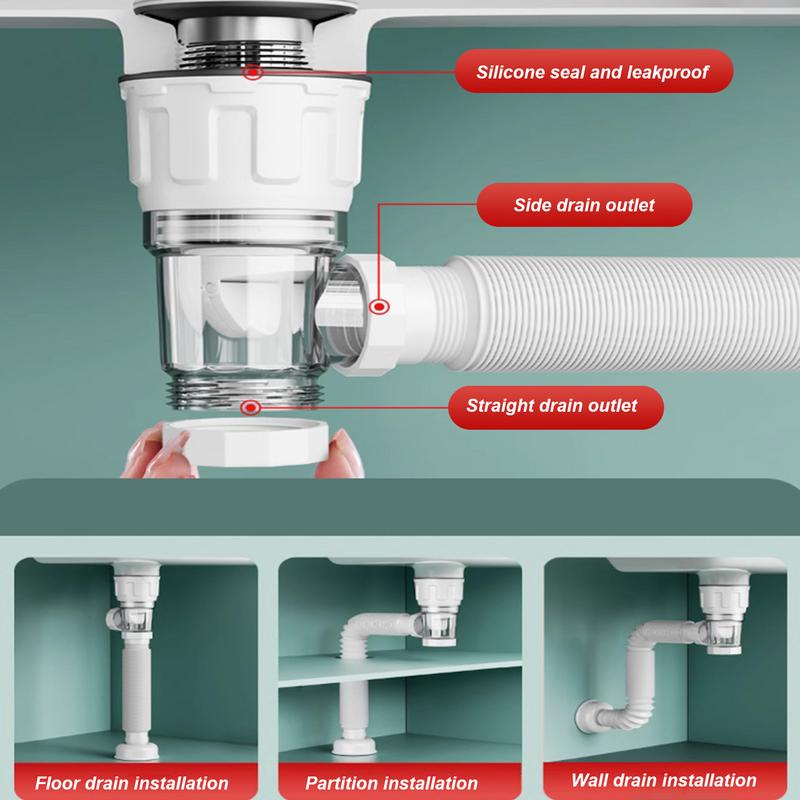 Telescoping Anti-odor Drain Pi - đánh giá và giá Home Bar Sink
