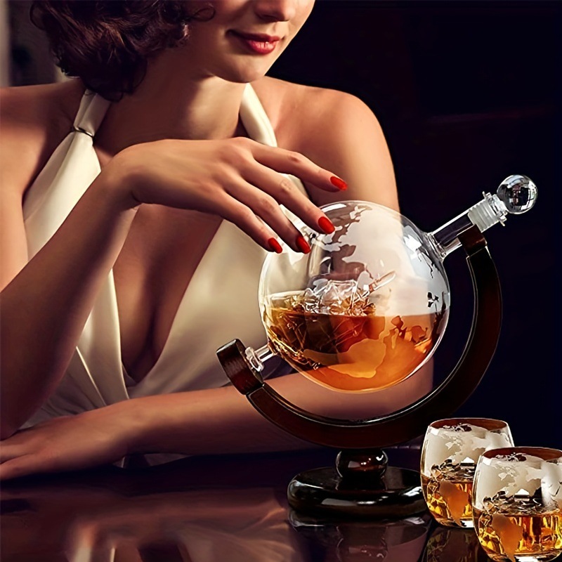 850ml Whiskey Globe Decanter S - đánh giá và giá Decanter Globe Set