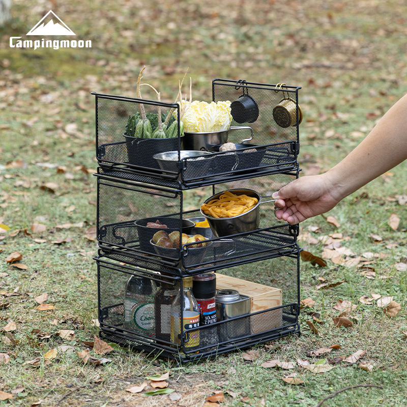 CAMPINGMOON CK-23BK Folding Ha - đánh giá và giá Home Bar Shelves