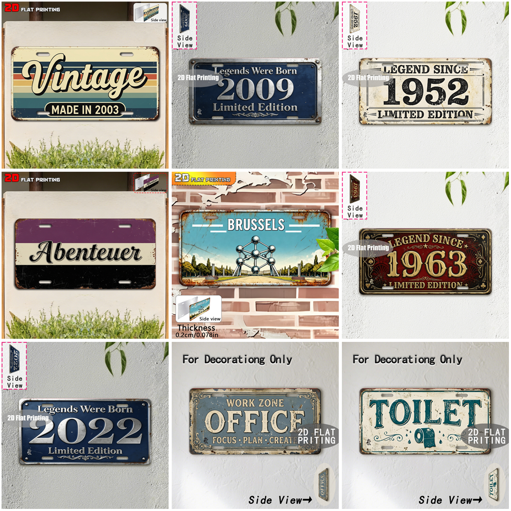 Vintage City Year Word Text Li - đánh giá và giá Home Bar Word