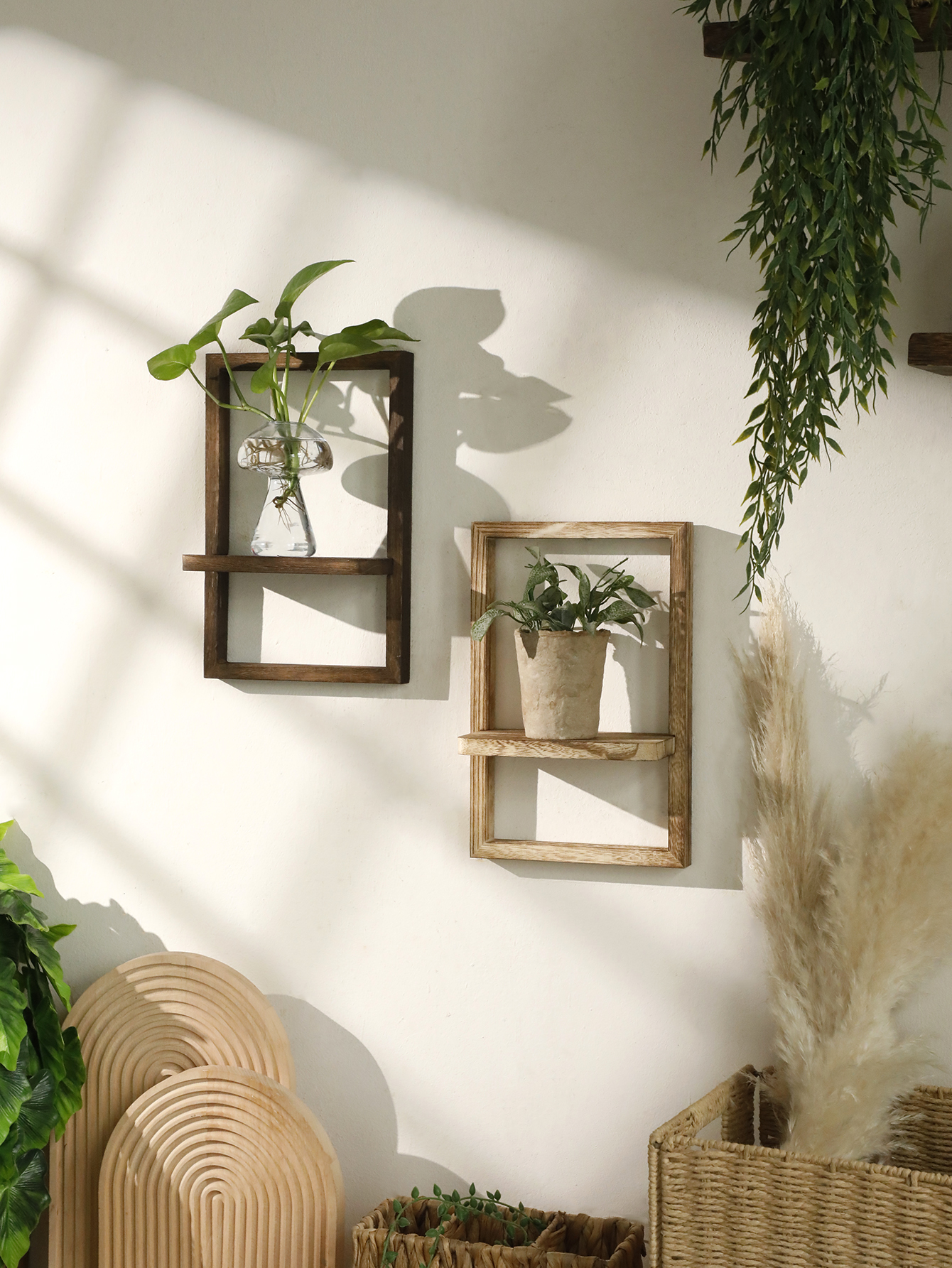 Wooden Display Shelf Floating  - đánh giá và giá Home Bar Shelf
