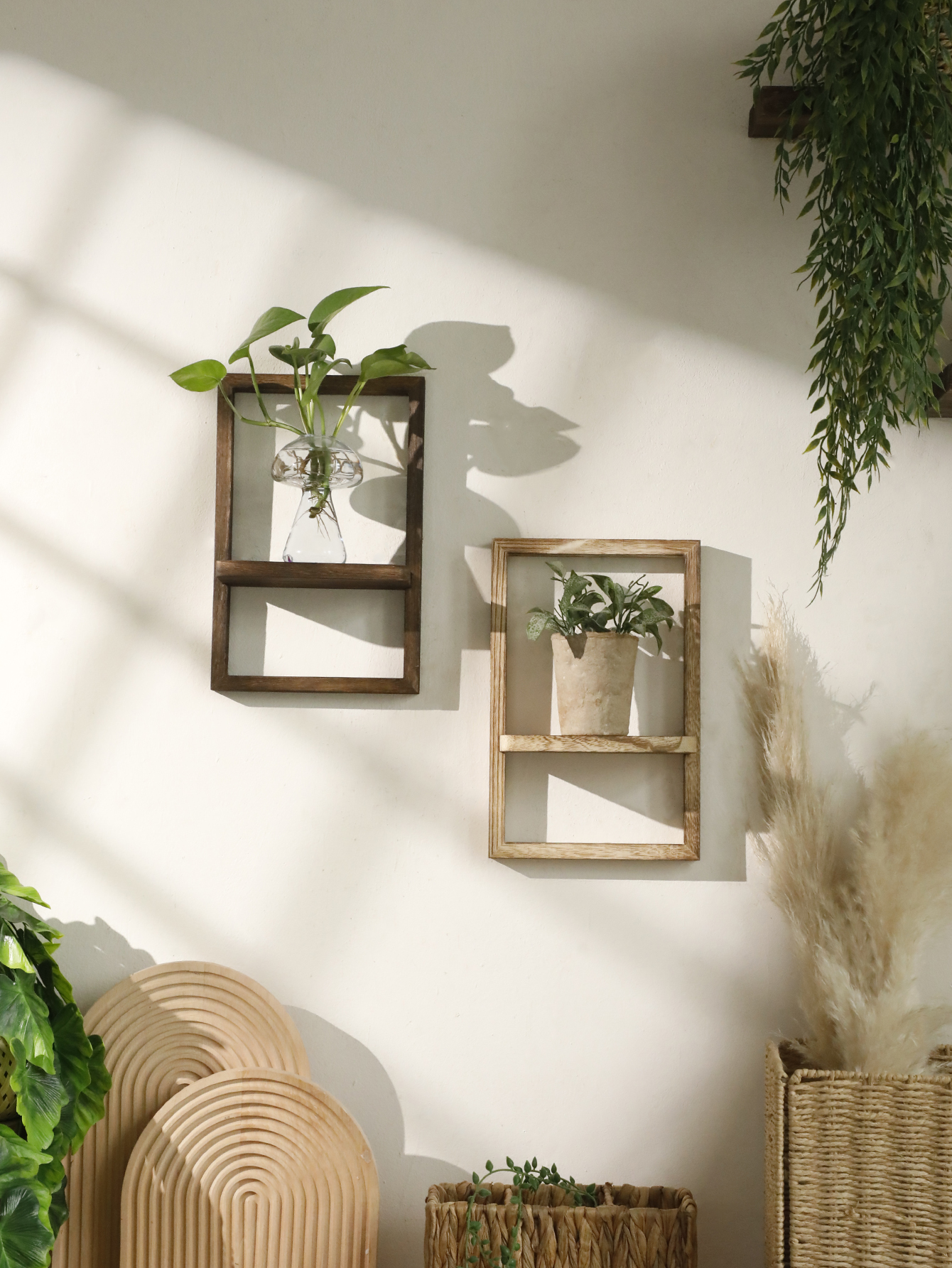 Wooden Display Shelf Floating  - đánh giá và giá Home Bar Shelf