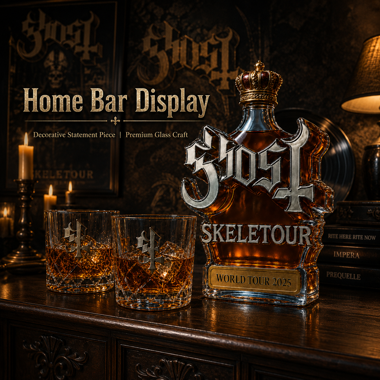 Ghost Skeletour World Tour 202 - đánh giá và giá Decanter Globe Set
