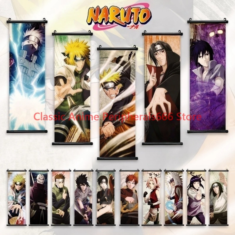 Naruto Hanging Painting Canvas - đánh giá và giá Home Bar Shelf