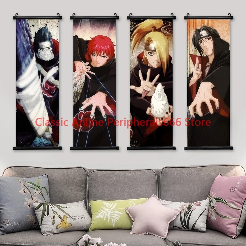 Naruto Hanging Painting Canvas - đánh giá và giá Home Bar Shelf