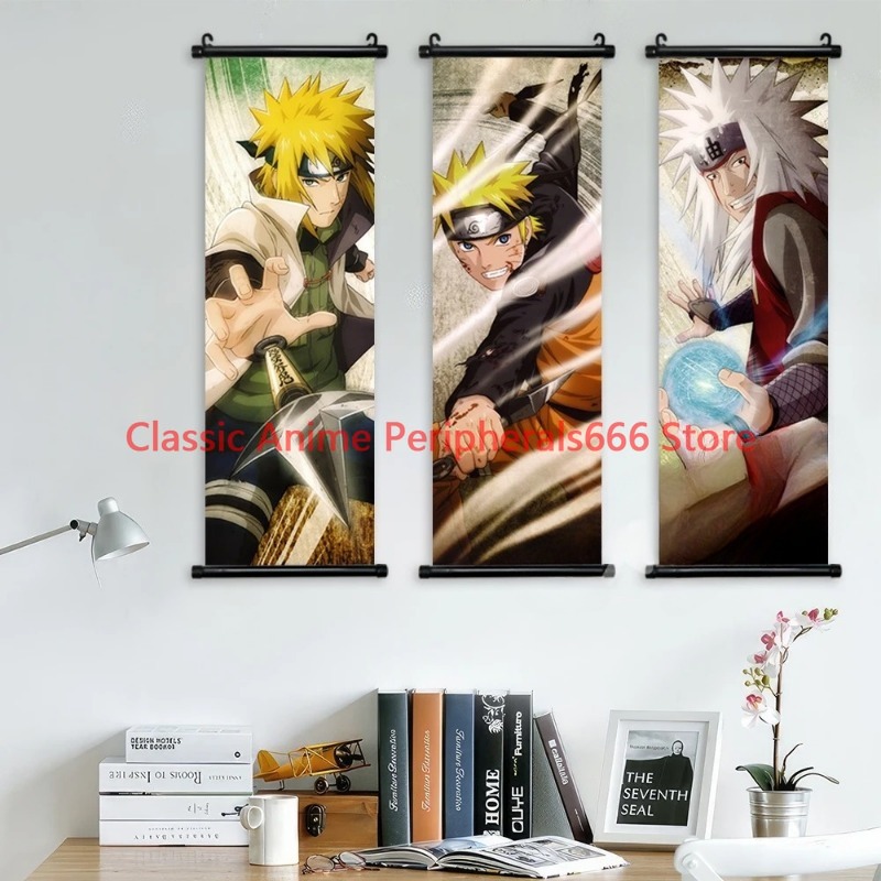 Naruto Hanging Painting Canvas - đánh giá và giá Home Bar Shelf