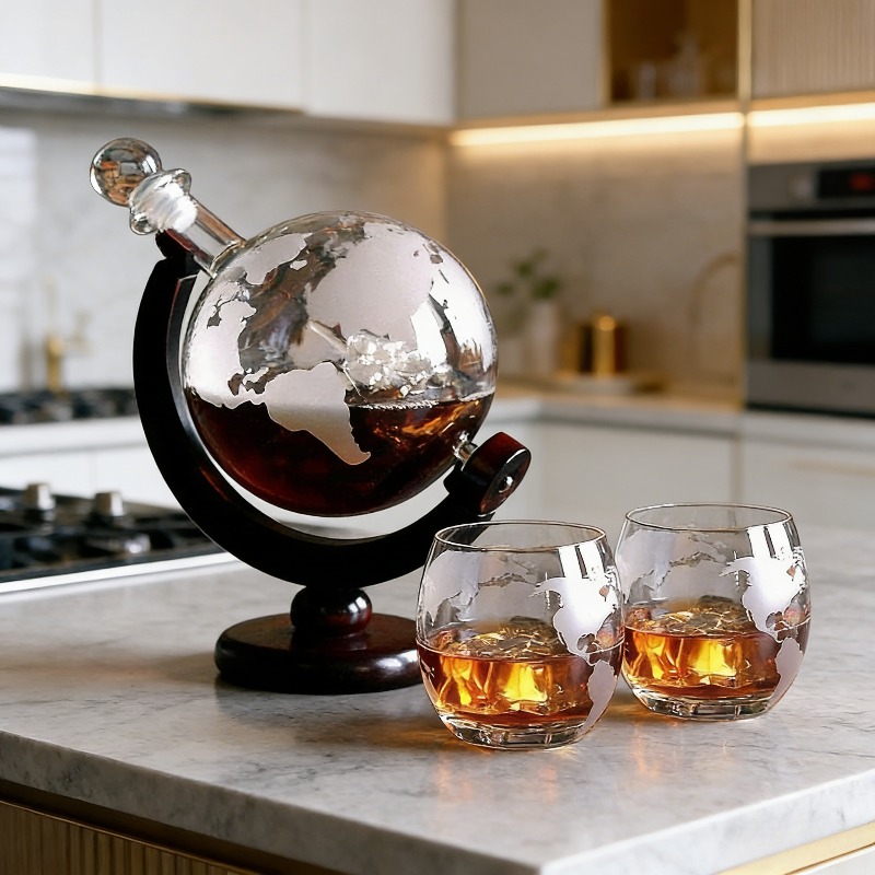 Creative Globe Decanter Set wi - đánh giá và giá Decanter Globe Set