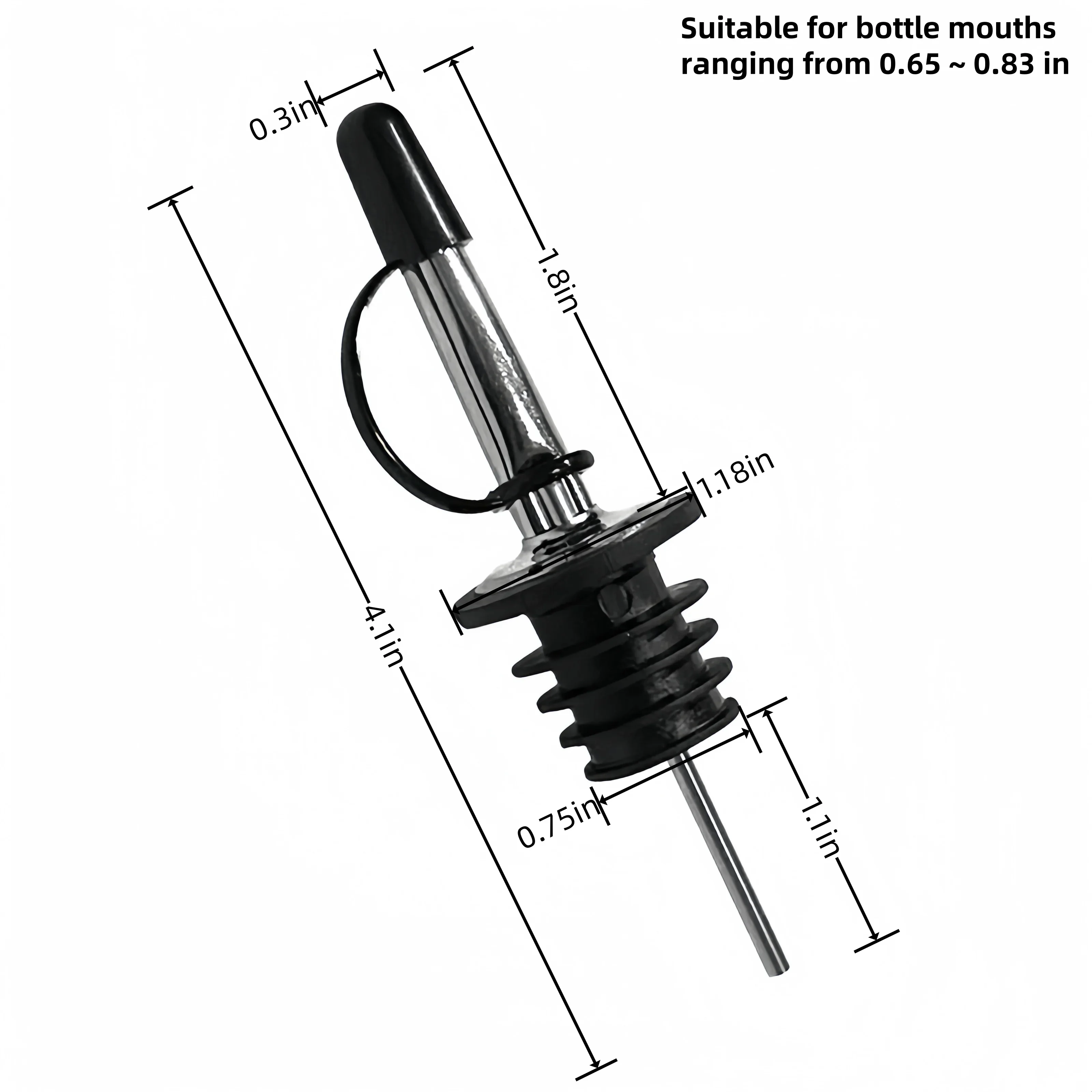 Stainless Steel Wine Pourer Ol - đánh giá và giá Speed Pourer Cap