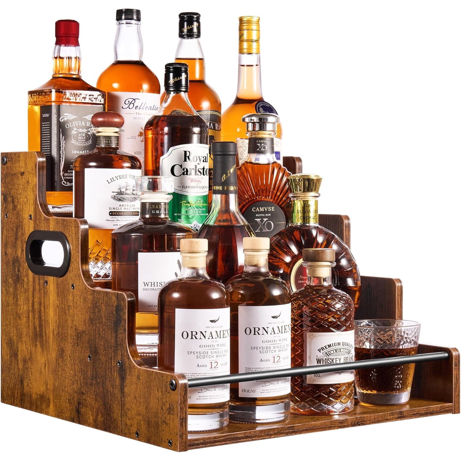 Liquor Bottle Display Shelf, C - đánh giá và giá Home Bar Shelves