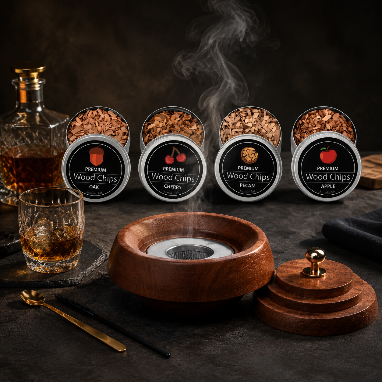 Whiskey Smoker Kit Cocktail Sm - đánh giá và giá Smoking Gun Kit