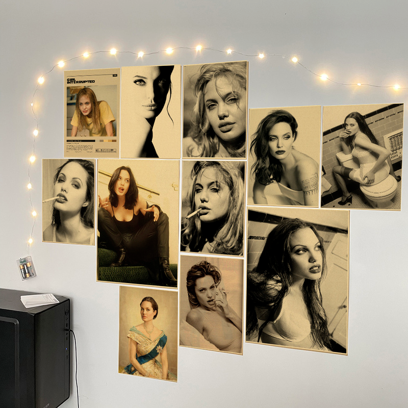 Angelina Jolie Vintage Poster  - đánh giá và giá Home Bar And Theater
