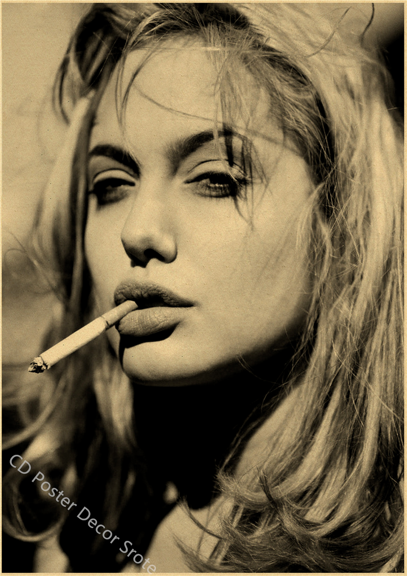 Angelina Jolie Vintage Poster  - đánh giá và giá Home Bar And Theater