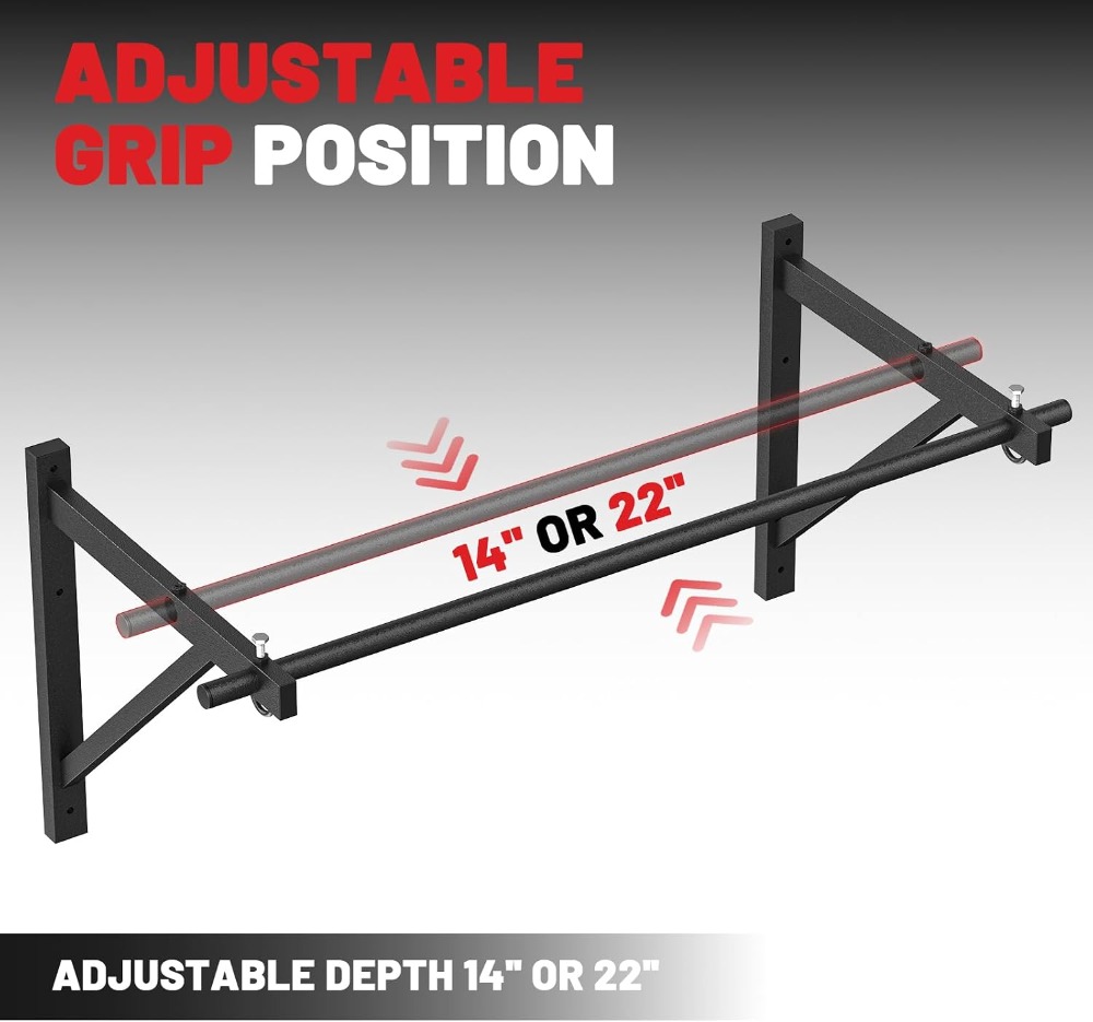 Wall Mounted Pull Up Bar, Chin - đánh giá và giá Home Bar And Gym