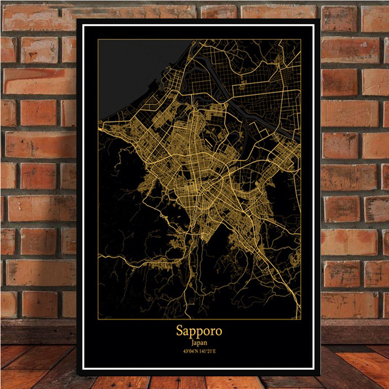 Poster Prints Amsterdam Tokyo  - đánh giá và giá Home Barcelona