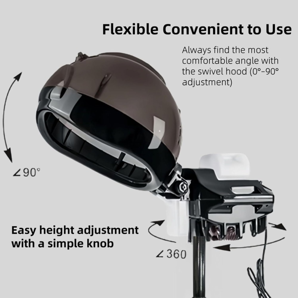 Professional Hooded Hair Steam - đánh giá và giá Home Barbershop