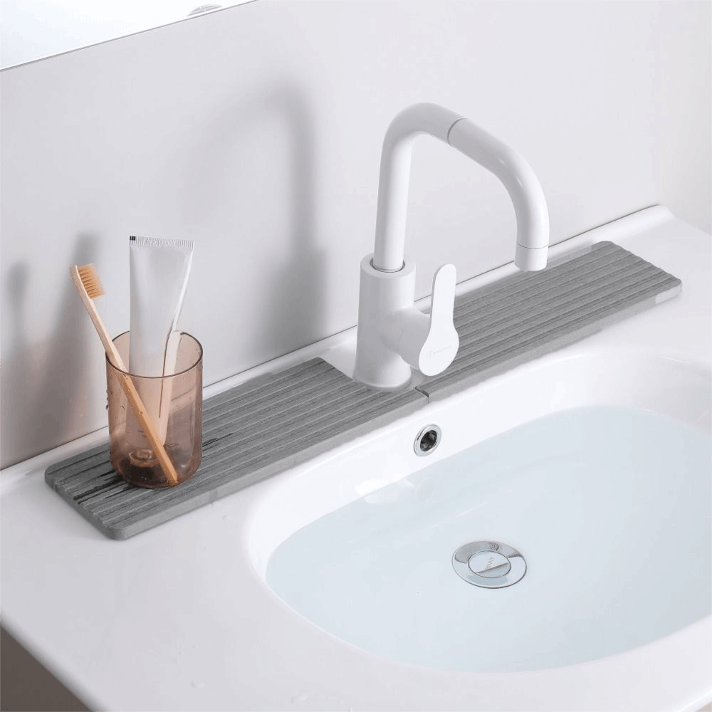 Stripes Pattern Groove Diatom  - đánh giá và giá Home Bar Sink